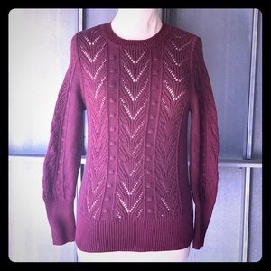 A New Day Magenta Stilt Crewneck